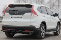 Honda CRV 2012–2016 Achterbeugel AK002-dubbel Black (roestvrij staal) foto 2