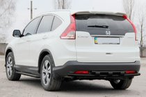 Honda CRV 2012–2016 Achterbeugel AK002-dubbel Black (roestvrij staal) foto 3