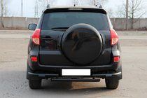 Toyota Rav 4 2006–2013 Achterbeschermbeugel AK005-2 Black (2 st., RVS) foto 2
