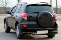 Toyota Rav 4 2006–2013 Achterbeschermbeugel AK005-2 Black (2 st., RVS) foto 3