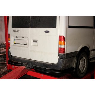 Achterbeschermbeugel met opstap AK-Special Black (RVS) Ford Transit 2000–2014 foto 1