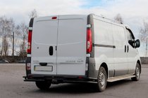 Renault Trafic 2001–2015 Achterbeschermbeugel AK003-Plus-2 Black (RVS) foto 1