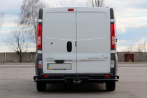 Opel Vivaro 2001–2015 Achterbeschermbeugel AK003-Plus-2 Black (RVS) foto 2