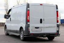 Opel Vivaro 2001–2015 Achterbeschermbeugel AK003-Plus-2 Black (RVS) foto 3