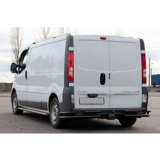 Achterbeschermbeugel AK003-Plus-2 Black (RVS) Opel Vivaro 2001–2015 foto 3