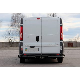 Achterbeschermbeugel AK003-Plus-2 Black (RVS) foto 2