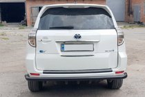 Toyota Rav 4 2006–2013 Achterbeschermbeugel AK005-15 Black (alleen voor EV, 2 stuks, RVS) foto 2