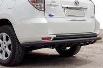 Toyota Rav 4 2006–2013 Achterbeschermbeugel AK005-15 Black (alleen voor EV, 2 stuks, RVS) foto 1