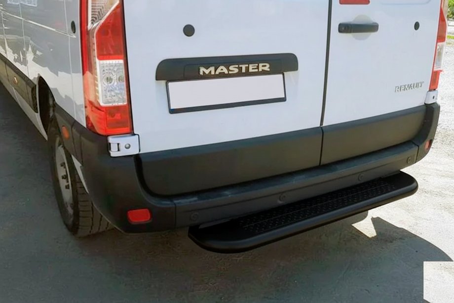 Opel Movano 2010–2021 Achter opstap Black (RVS) Foto 2