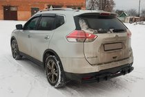 Nissan X-trail T32/Rogue 2014–2021 Achterbeschermbeugel NSXT.13.6.B1-08 Black (RVS) foto 1