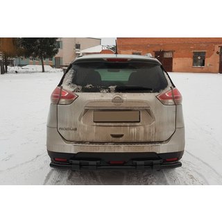 Achterbeschermbeugel NSXT.13.6.B1-08 Black (RVS) Nissan X-trail T32/Rogue 2014–2021 foto 3