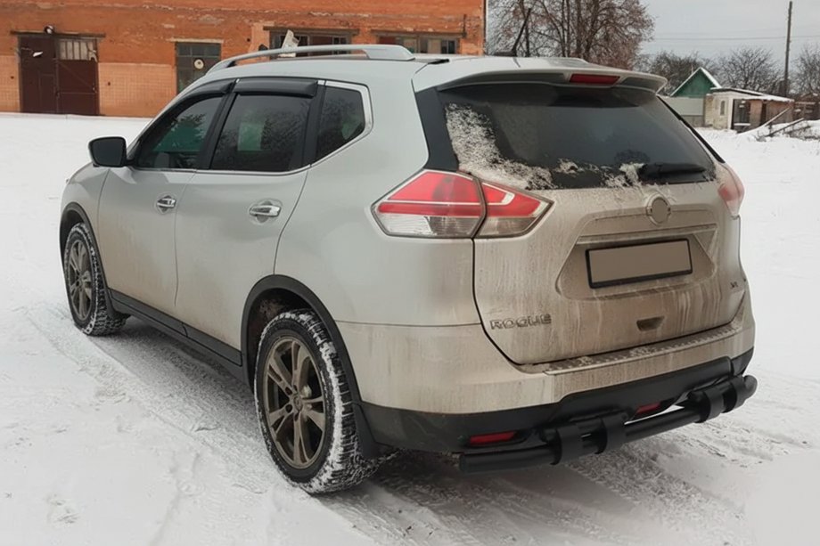 Nissan X-trail T32/Rogue 2014–2021 Achterbeschermbeugel NSXT.13.6.B1-08 Black (RVS) Image