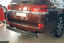 Toyota Land Cruiser 200 2007–2021 Achterbeschermbeugels AK002-double Black (2 stuks, roestvrij staal) foto 1