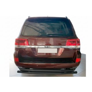 Achterbeschermbeugels AK002-double Black (2 stuks, roestvrij staal) Toyota Land Cruiser 200 2007–2021 foto 2