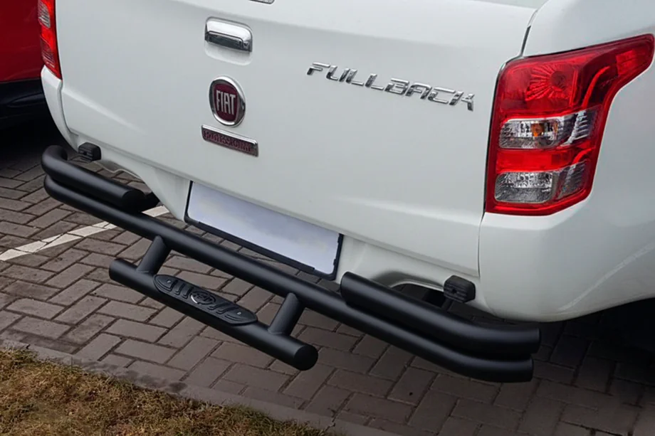 Fiat Fullback 2016– Achterbeschermbeugel AK-Special Black (RVS) Image