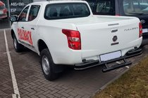 Mitsubishi L200 2015–2024 Achterbeschermbeugel AK-Special Black (RVS) foto 3