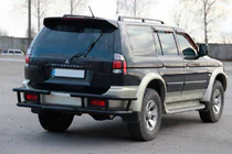 Mitsubishi Pajero Sport 1996–2007 Achterbeschermbeugel AK-Special Black (RVS) foto 3