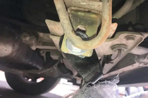 Renault Trafic 2001–2015 Bullbar WT004 met Trafic-opschrift (RVS) foto 2