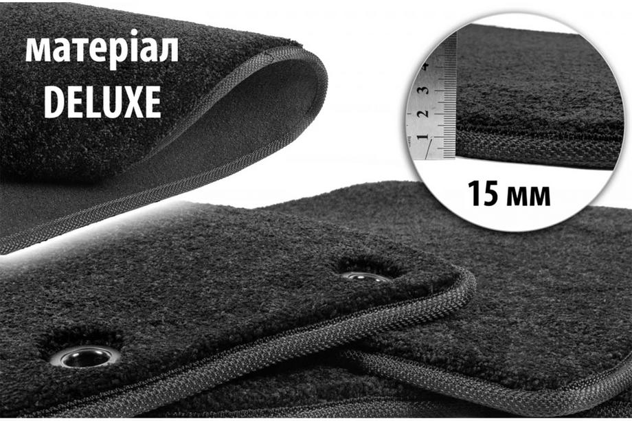 BMW 3-serie E92/E93 2006–2013 Textiele automatten Deluxe (Zwart) Image