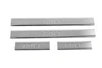 Volkswagen Golf 7/E-Golf 2012–2020 Carmos RVS buiten dorpellijsten (4 stuks) foto 1