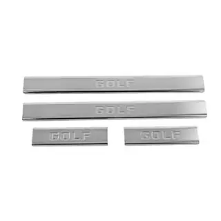 Carmos RVS buiten dorpellijsten (4 stuks) Volkswagen Golf 7/E-Golf 2012–2020 foto 1