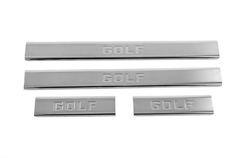 Volkswagen Golf 7/E-Golf 2012–2020 Carmos RVS buiten dorpellijsten (4 stuks) Image