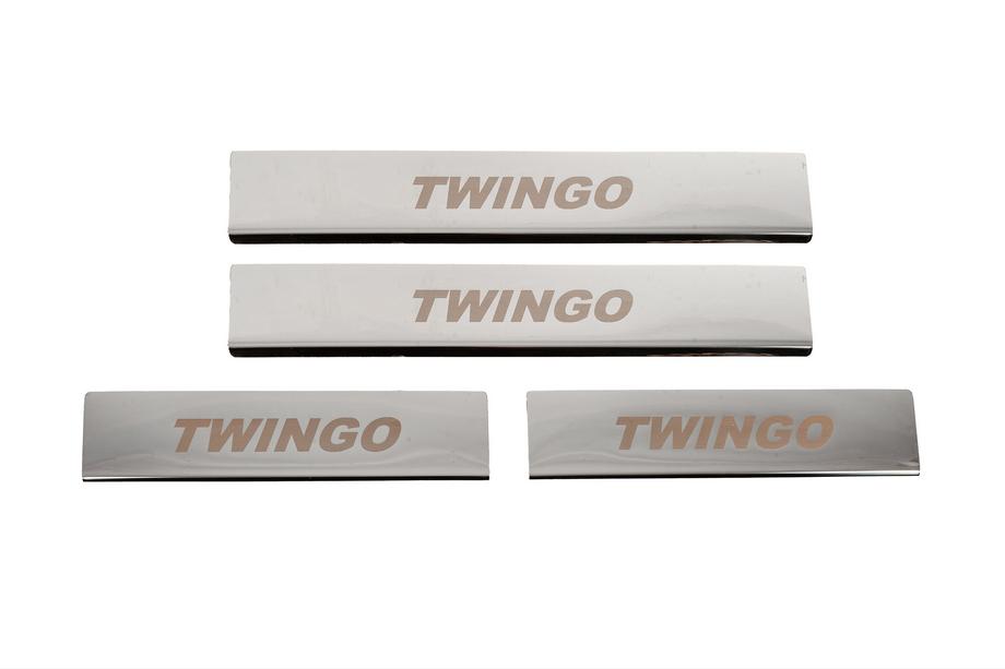 Renault Twingo 2007–2014 Carmos instaplijsten RVS Image
