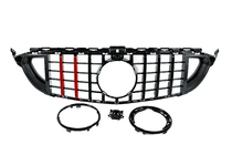 Mercedes C-klasse W205 2014–2021 Rocket voorgrille (2018+, voor Avantgarde/AMG-Line/C43 AMG) foto 2