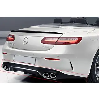 Achterdiffuser Black met Chrome uitlaatsierstukken (AMG53-design) foto 1