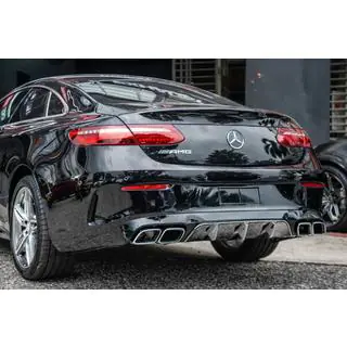 Achterdiffuser Black met Chrome uitlaattips (AMG63 design) foto 3