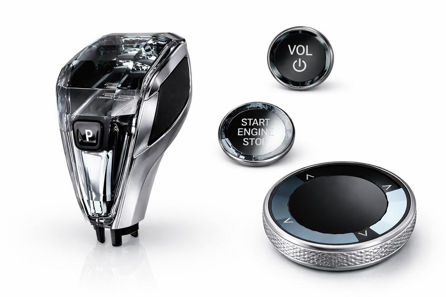 BMW X5 G05 2019–2026 Set kristallen interieuraccenten (automaatkeuzehendel + knoppen) Image