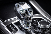 BMW X6 G06 2019–2027 Set kristallen interieuraccenten (automaatkeuzehendel + knoppen) foto 1