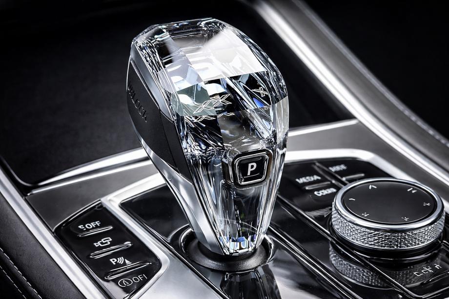 BMW X6 G06 2019–2027 Set kristallen interieuraccenten (automaatkeuzehendel + knoppen) Image