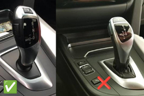 BMW 5 Serie F07 2009–2017 Set kristallen interieuraccenten (automaatkeuzehendel + knoppen) foto 6