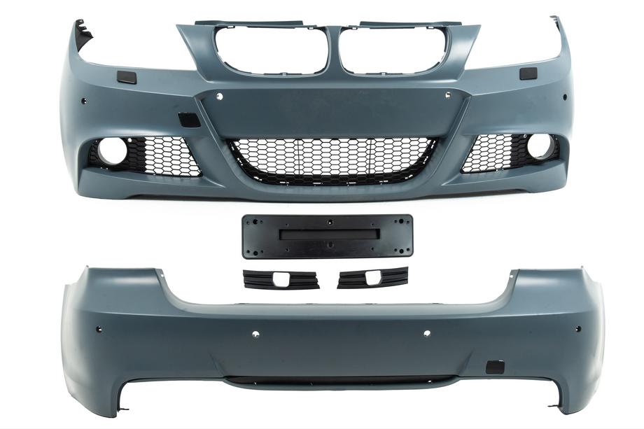 BMW 3-serie E90/E91 2005–2011 M-Sport bodykit (voor E90 2008-2011) Dubbele uitlaat (links/rechts) Foto 13