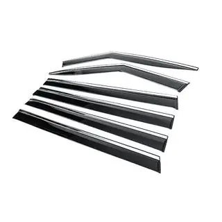 Raamwindschermen met chromen sierlijst Niken Luxury (6 stuks) foto 2