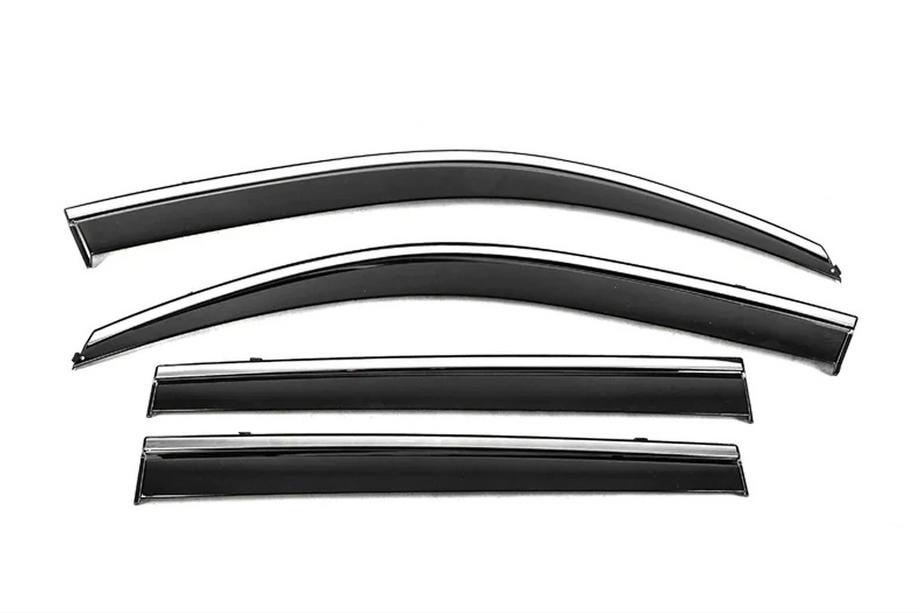 Lexus GX460 2009–2023 Windschermen met chromen sierlijst Niken Luxury (4 stuks) Foto 1