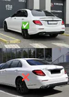 Mercedes E-class W213 2016–2023 Achterspatlappen Premium voor AMG-Line, AMG (4 stuks) foto 2