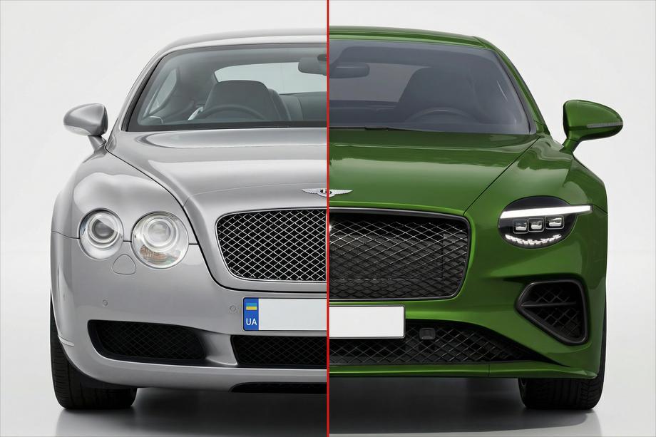 Bentley Continental GT 2003–2011 Restylingkit in 2025-Look Image