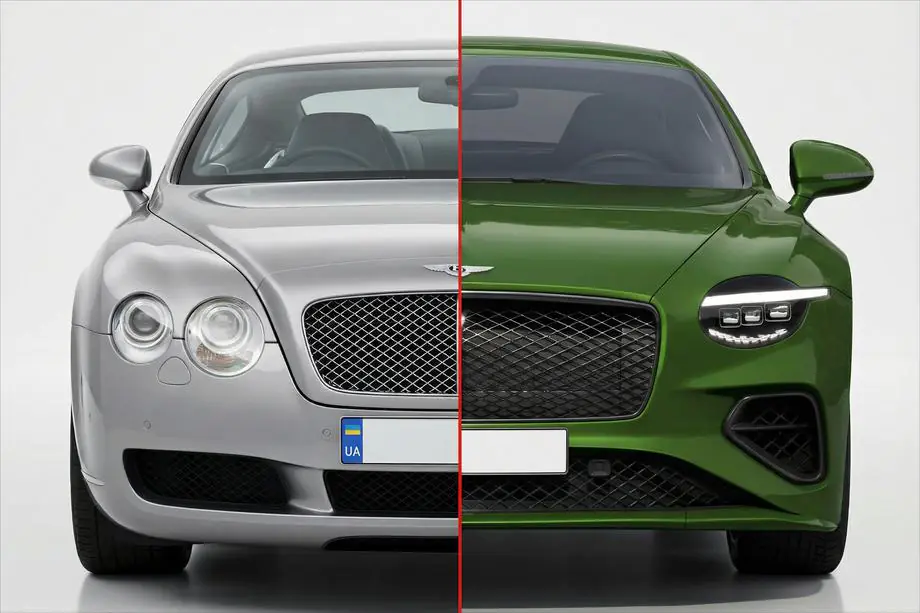 Bentley Continental GT 2003–2011 Restylingkit in 2025-Look Image