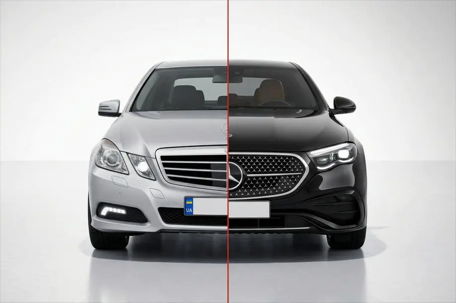 Mercedes E-klasse W212 2009–2016 Facelift set voor W214 AMG-Line Image