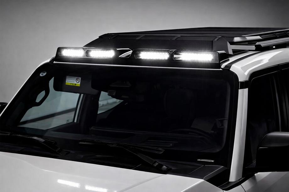 Toyota Land Cruiser Prado 250 2023– Voorruit zonneklep met LED (wit) Image