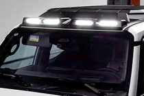 Toyota Land Cruiser Prado 250 2023– Voorruitvizier met LED (Zwart) foto 1