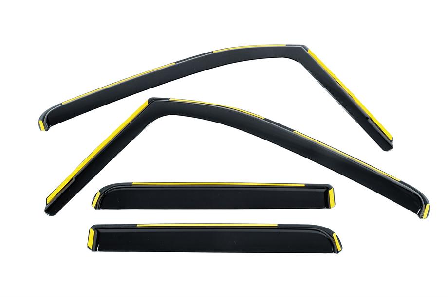 Peugeot Partner/Rifter 2019– In-channel raamdeflectoren Niken Luxury (4 stuks) Image