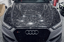 Audi A6 C7 2011–2017 Motorkap (2014-2017, forged carbon) foto 1
