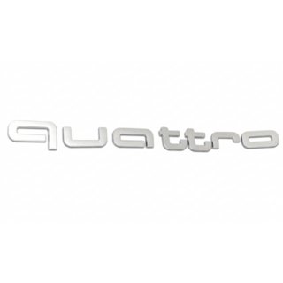 Quattro Grey embleem foto 1