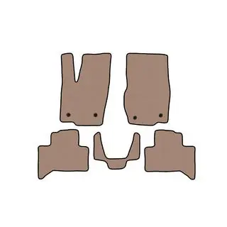 Rubberen automatten Carsuit (Beige)
