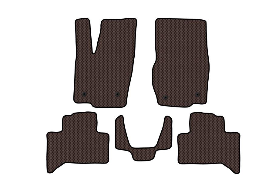 Toyota Land Cruiser Prado 250 2023– Rubberen automatten Carsuit (Bruin) Foto 1