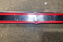 Citroen Jumper 2007–2025 Uitverkoop chromen sierstrip boven kentekenplaat (RVS) foto 4
