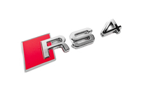 Audi RS4 embleem foto 3